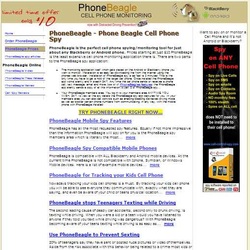 PhoneBeagle Spy website.